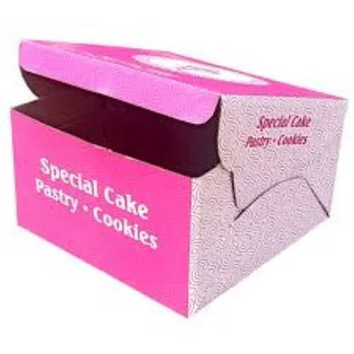 Printed Pastry Box 4 pieces